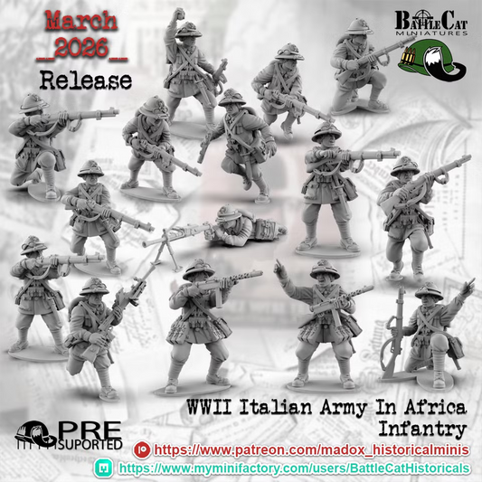 WW2 Italian Army In Africa Infantry