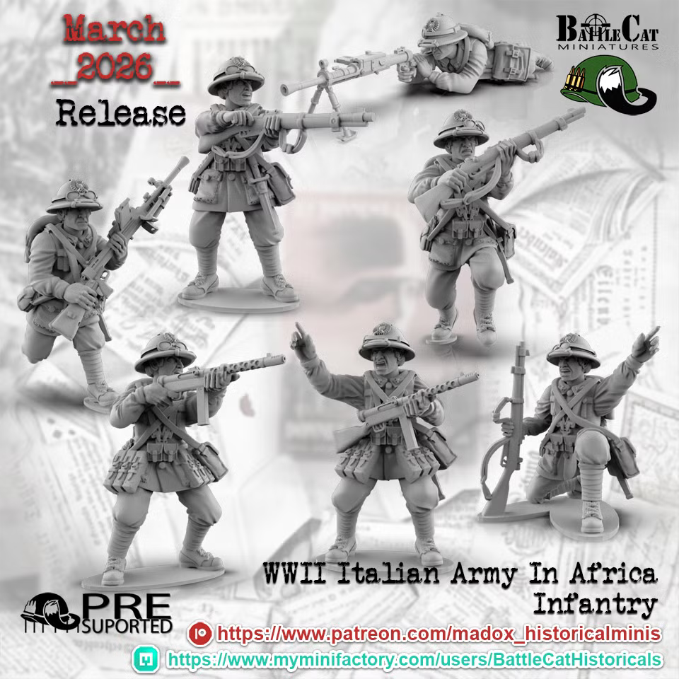 WW2 Italian Army In Africa Infantry