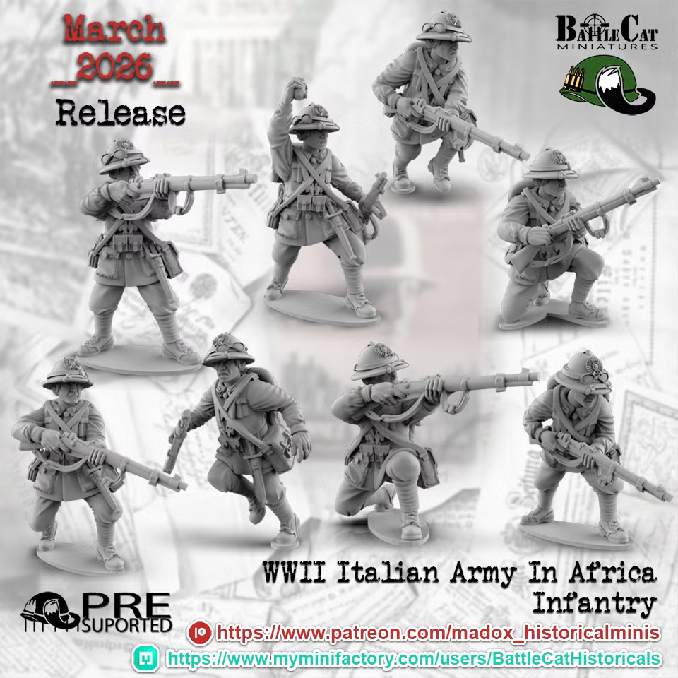 WW2 Italian Army In Africa Infantry