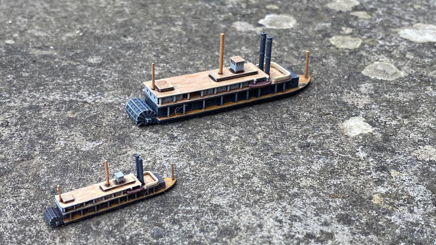 1/600 Union Sternwheel Gunboat USS Signal