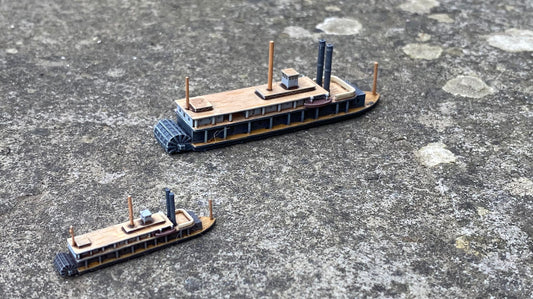 1/1200 Union Sternwheel Gunboat USS Signal