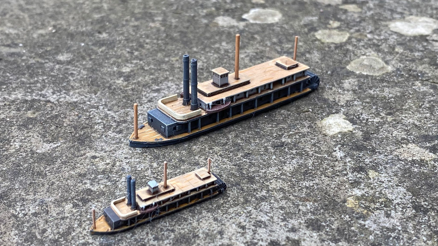 1/1200 Union Sternwheel Gunboat USS Signal