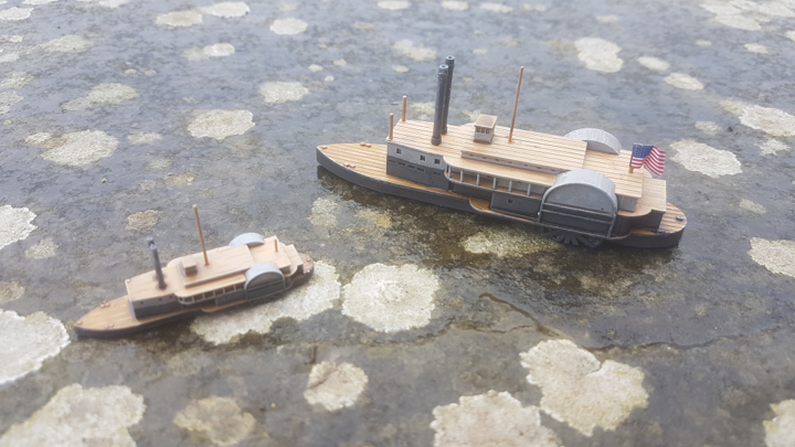 1/1200 Union Gunboat USS Avenger – BIG Jim Prints