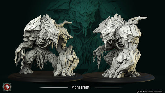 Mons Trent | 3D Printed Resin Model-Ideal for DnD, RPG, table top Gaming, Fantasy, Wargaming, Beastmen, The 9th Age,