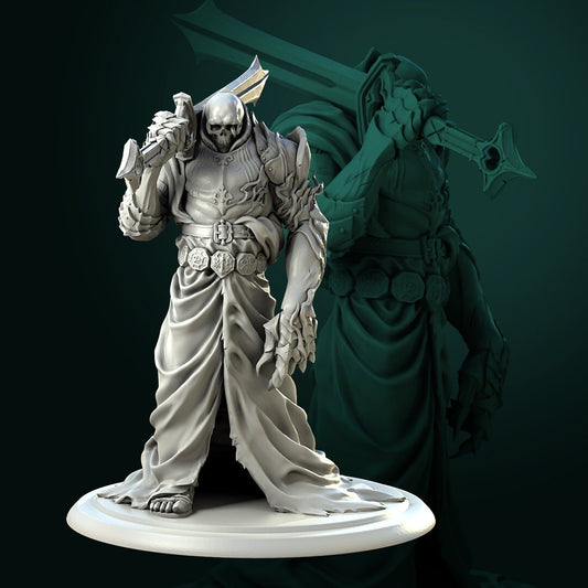 Vold The Dead Lord | 3D Printed Resin Models | Display piece | RPG, DnD, Table top gaming, Fantasy,