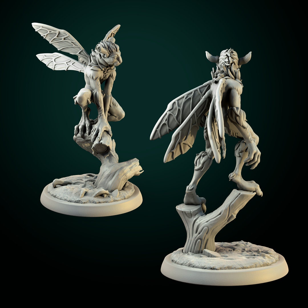 Forest Mephits (3 set) | 3D Printed Resin Model-Ideal for DnD, RPG, table top Gaming, Greek, Fantasy, Wargaming, The 9th Age, Mythological