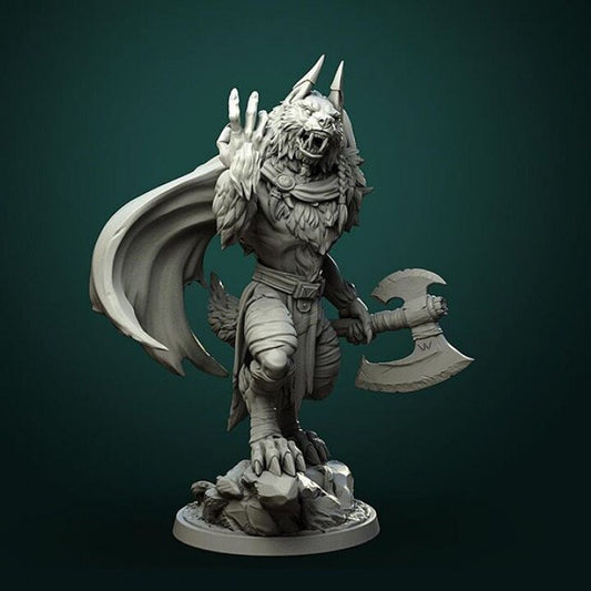 Karrash the Forest Shadow \ Heroic Model | Display piece | RPG, DnD, Table top gaming, Fantasy, Wargaming, Beastmen | Resin Models
