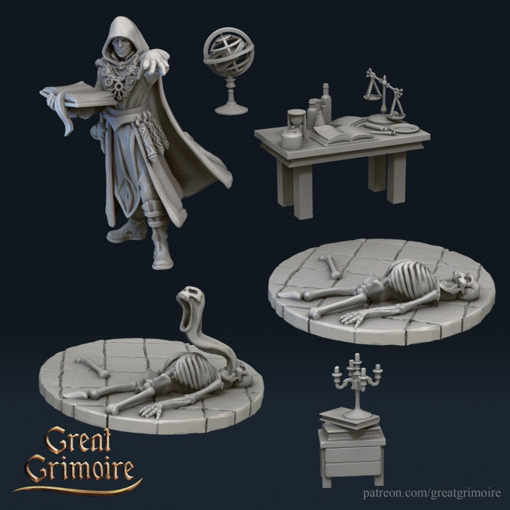 Out from the shadows | 3D Printed Resin Model-Ideal for DnD, RPG, table top Gaming, Fantasy, Wargaming, The 9th Age, Horror