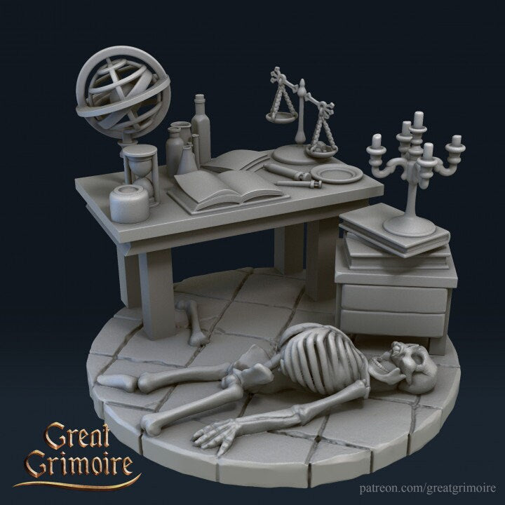 Out from the shadows | 3D Printed Resin Model-Ideal for DnD, RPG, table top Gaming, Fantasy, Wargaming, The 9th Age, Horror