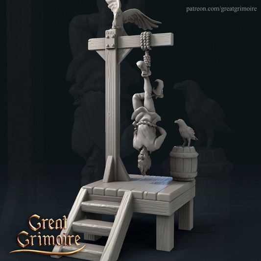 The Hanged Man | 3D Printed Resin Model | Ideal for DnD, RPG, Table top Gaming, Fantasy, Wargaming, The 9th Age, Medieval