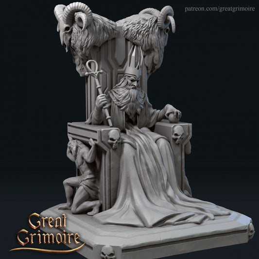 The Emperor | 3D Printed Resin Model | Ideal for DnD, RPG, Table top Gaming, Fantasy, Wargaming, The 9th Age, Mythological