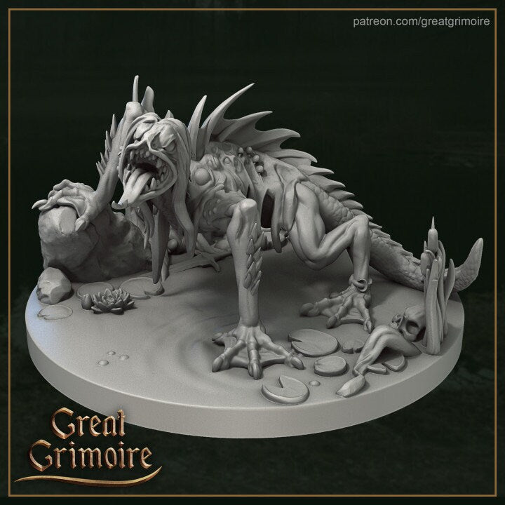 Kikimora-Marsh Creature | Creepy 3D Printed Resin Model- Ideal for DnD, RPG, Table top Gaming, Fantasy, Wargaming, The 9th Age,