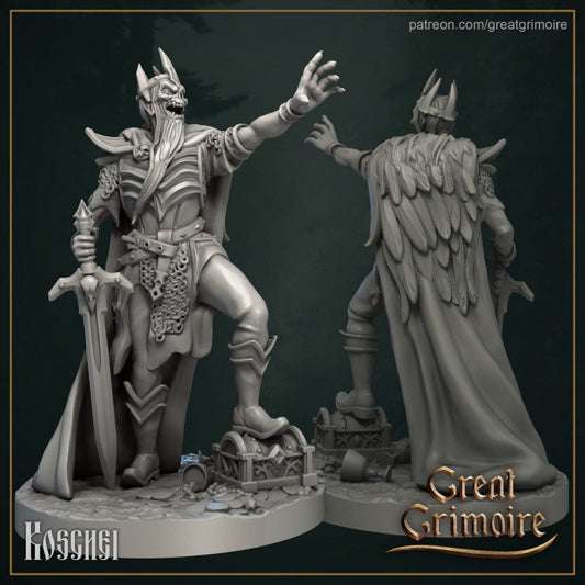 Koschei the Deathless | 3D Printed Resin Model | Ideal for DnD, RPG, Table top Gaming, Fantasy, Wargaming, The 9th Age, Horror
