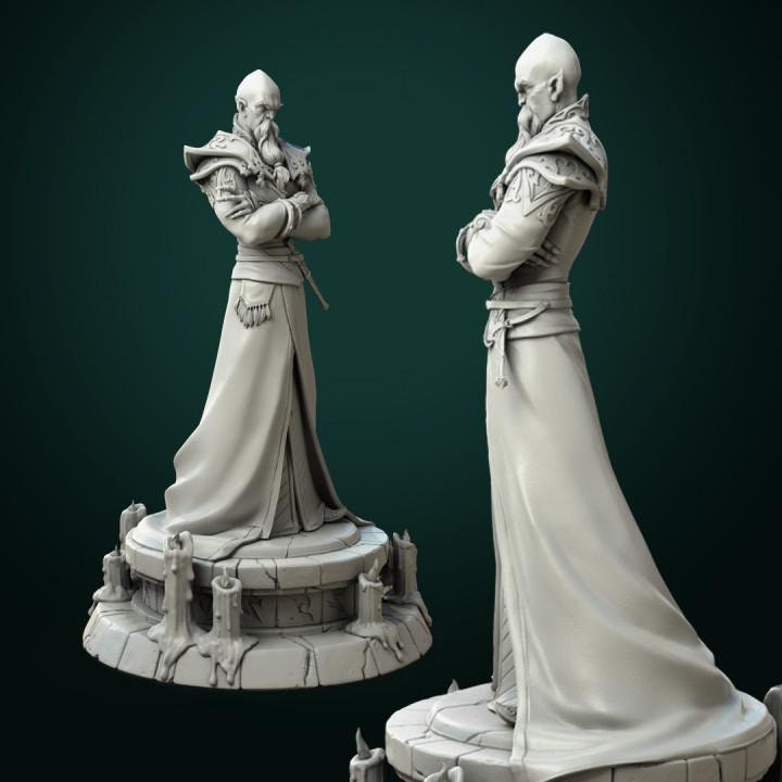 Zondar Valis Archmage | 3D Printed Resin Model-Ideal for DnD, RPG, table top Gaming, Greek, Fantasy, Wargaming, The 9th Age,