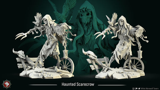 Haunted Scarecrow | 3D Printed Resin Model | Ideal for DnD, RPG, Table top Gaming, Fantasy, Wargaming, The 9th Age, Horror