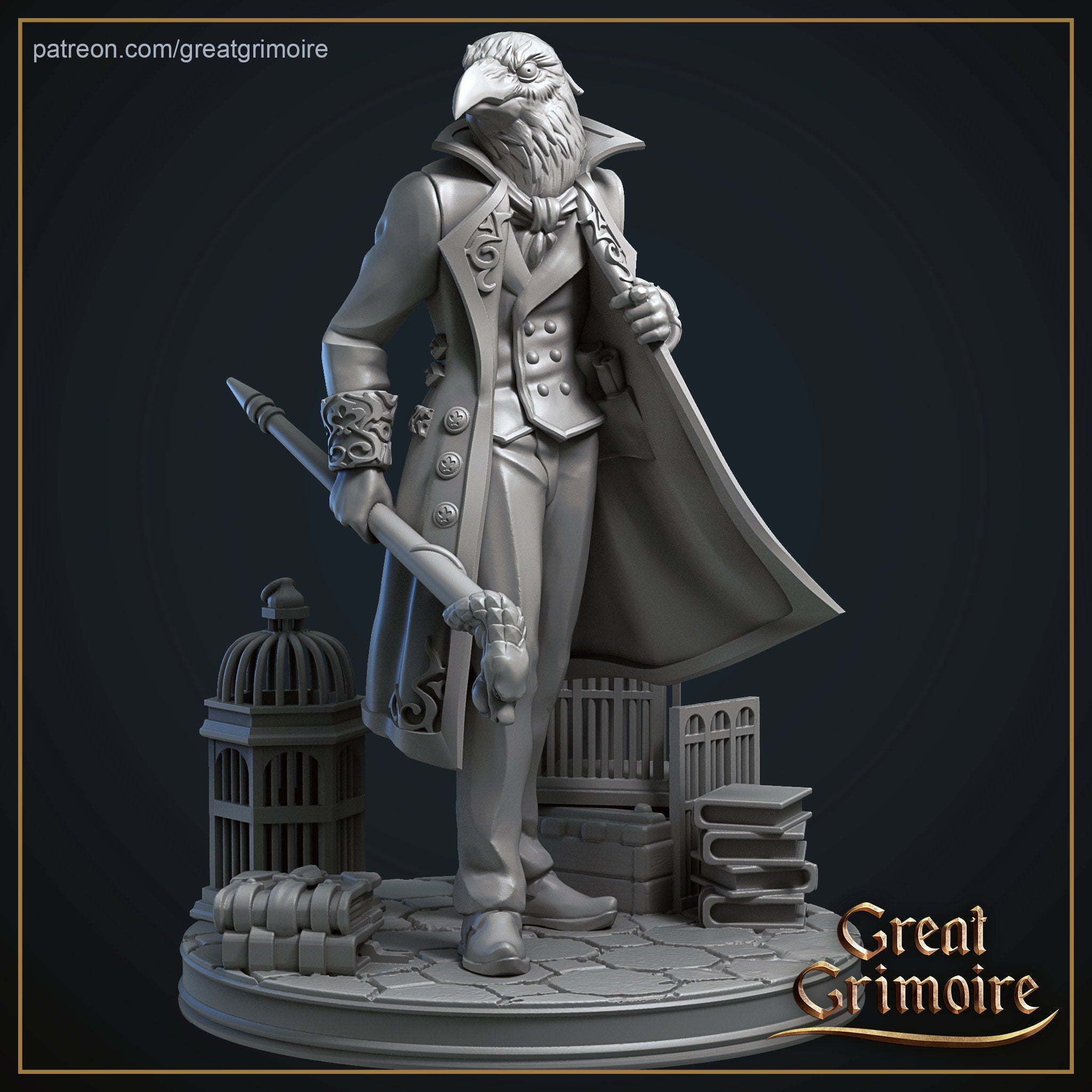 Resin Rook Model Dr. Miles Rook | 3D Printed Resin Model | Ideal for DnD, RPG, Table to ...