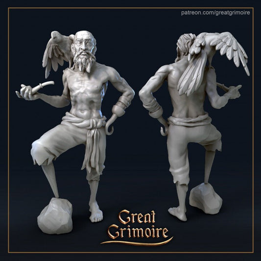 Sailor | Display piece | RPG, Table top gaming, Pirate, Sailor, Fantasy, Th 9th Age, Wargaming | 3D Printed Resin Models