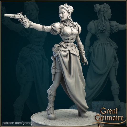 Clare | 3D Printed Resin Model | Ideal for DnD, RPG, Table top Gaming, Fantasy, Wargaming, The 9th Age,