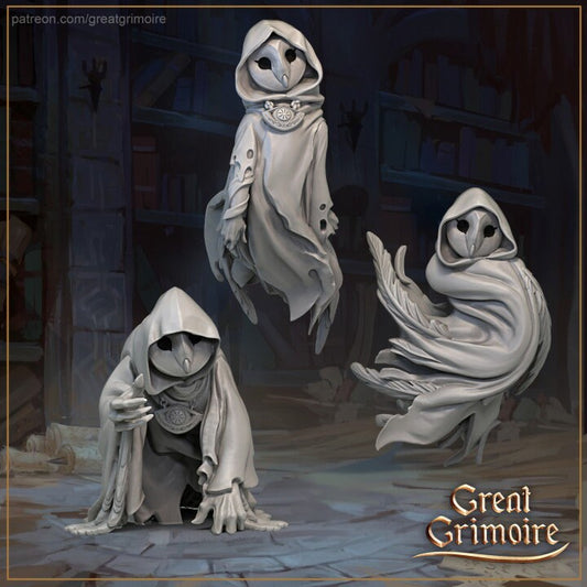 Spirits of the secret sand library | 3D Printed Resin Model- Ideal for DnD, RPG, table top Gaming, Fantasy, Wargaming, The 9th Age,