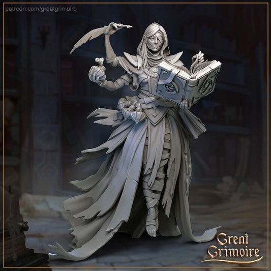 The All Seeing | 3D Printed Resin Model-Ideal for DnD, RPG, table top Gaming, Greek, Fantasy, Wargaming, The 9th Age, Female Miniature