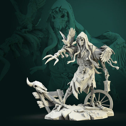 Haunted Scarecrow | Display piece | RPG, DnD, Table top gaming, Fantasy, Beastmen, Wargaming Horror | 3D Printed Resin Models