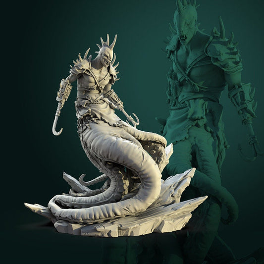 Sea Monster | 3D Printed Resin Models | Display piece | Ideal for RPG, DnD, Table top gaming, Fantasy, Wargaming, Sea Creature