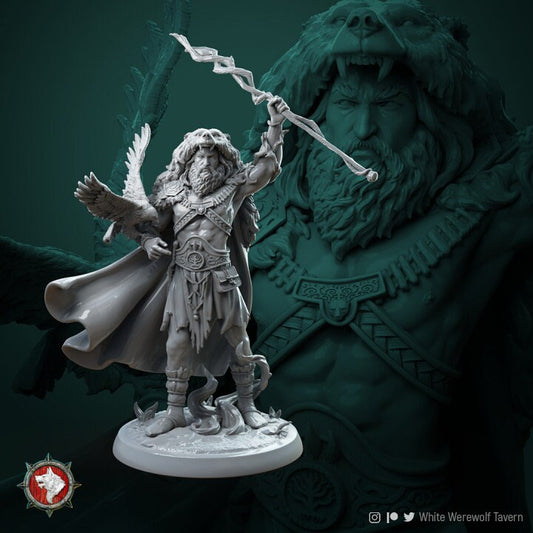 Rafinus Grim Grip | 3D Printed Resin Model- Ideal for DnD, RPG, table top Gaming, Fantasy, Wargaming, The 9th Age,