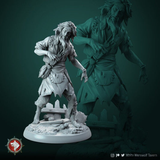 Mad Miller | 3D Printed Resin Model- Ideal for DnD, RPG, Table top Gaming, Fantasy, Wargaming, The 9th Age,