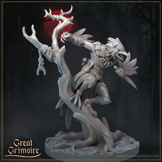 The Whirlwind Shadow | Display piece | RPG, DnD, Table top gaming, Fantasy, Beastmen | 3D Printed Resin Models