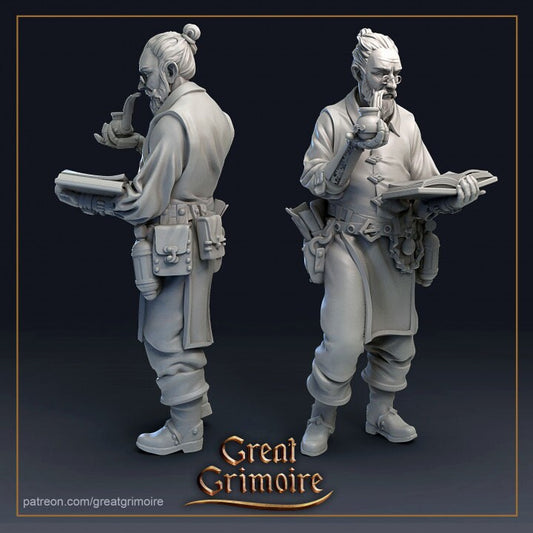Professor | 3D Printed Resin Model-Ideal for DnD, RPG, table top Gaming, Fantasy, Wargaming, The 9th Age, Medieval