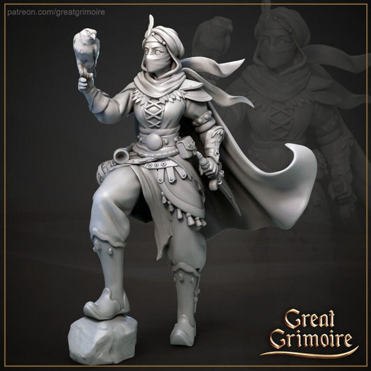 Leader | 3D Printed Resin Model | Ideal for DnD, RPG, Table top Gaming, Fantasy, Wargaming, The 9th Age, Female Miniature