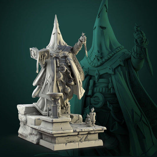 Cultist Executioner | Display piece | Ideal for - RPG, DnD, Table top gaming, Fantasy, Mdieval | 3D Printed Resin Models