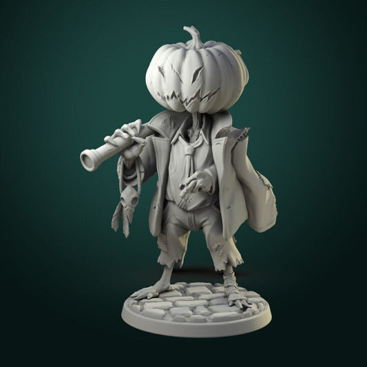 Pumpkin Scarecrow | 3D Printed Resin Model- Ideal for DnD, RPG, Table top Gaming, Fantasy, Wargaming, The 9th Age,
