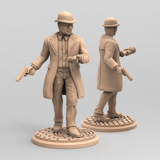 Detective | 3D Printed Resin Model | Ideal for DnD, RPG, table top Gaming, Fantasy, Wargaming, Cthulhu, Mansions of Madness,