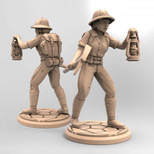 Archaeologist- Innsmouth Investigators | 3D Printed Resin Model- For DnD, RPG, table top Gaming, Fantasy, Cthuhlu, Mansions Of Madness
