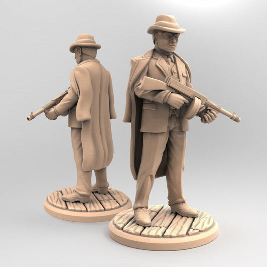 Gangster | 3D Printed Resin Model-Ideal for DnD, RPG, table top Gaming, Fantasy, Wargaming, Cthulhu, Mansions of Madness, Cosmic Horror