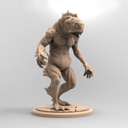 Deep One 2 | 3D Printed Resin Model-Ideal for DnD, RPG, table top Gaming, Greek, Fantasy, Wargaming, Beastmen, The 9th Age, Cthulhu