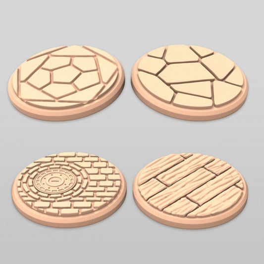 Deep Bases-Occult style | 3D Printed Resin Model-Ideal for DnD, RPG, table top Gaming, Fantasy, Wargaming, Cthulhu, Mansions of Madness,