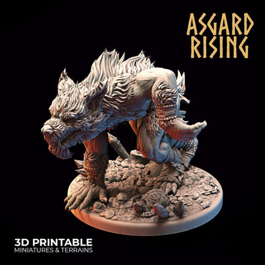 Shape Shifter Unfhednar | 3D Printed Resin Model-For DnD, RPG, table top Gaming, Greek, Fantasy, Wargaming, Beastmen, The 9th Age, Medieval