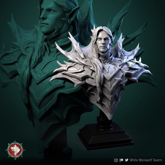 Hork Merciful Bust | 3D Printed Resin Model-Ideal for DnD, RPG, table top Gaming, Fantasy, Wargaming, The 9th Age, Medieval