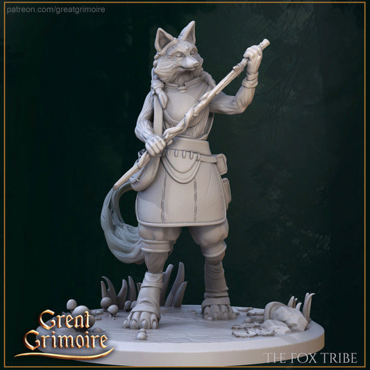 Maple The Fox | 3D Printed Resin Model | Ideal for DnD, RPG, Table top Gaming, Wargaming