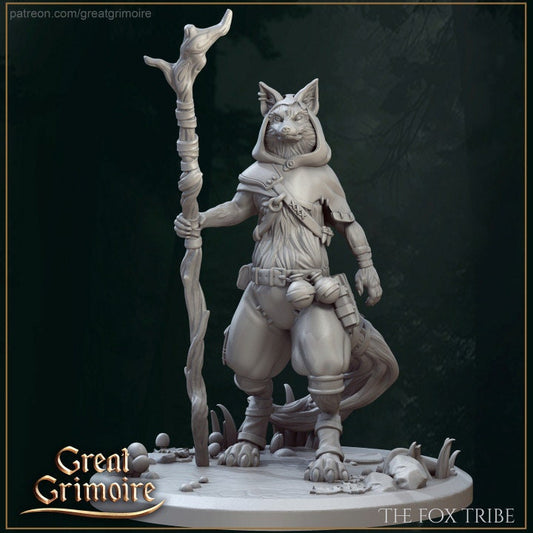 Rue The Fox | 3D Printed Resin Model | Ideal for DnD, RPG, Table top Gaming, Fantasy, Wargaming, The 9t Age