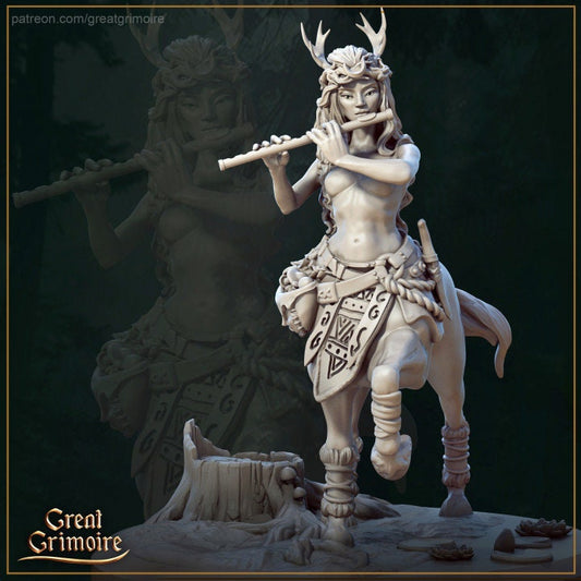 Orelaia The Centaur Bard | 3D Printed Resin Model | For DnD, RPG, Table top Gaming, Wargaming, The 9th Age