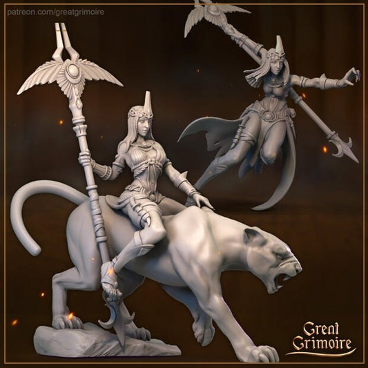 Dalia, Chosen Of Selket | 3D Printed Resin Model | Ideal for DnD, RPG, Table top Gaming, Egyptian, Fantasy, Wargaming, The 9th Age