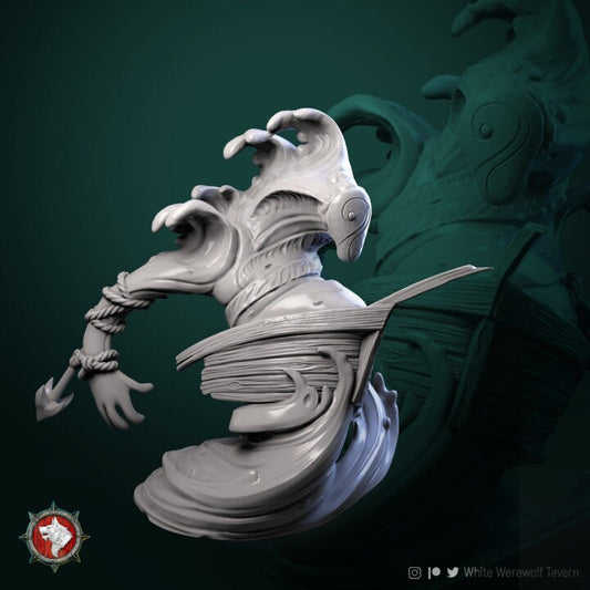 Water Elemental | 3D Printed Resin Model | Ideal for DnD, RPG, Table top Gaming, Fantasy, Wargaming, The 9th Age, Elements