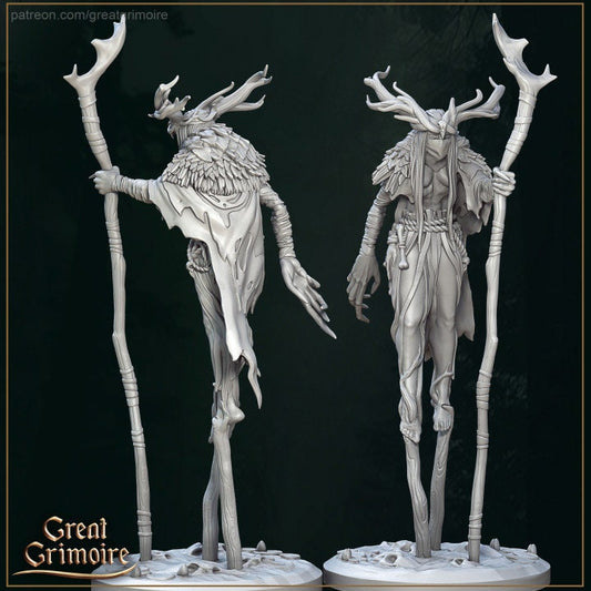 Swamp Witch | RPG table top miniatures | 3D Printed Resin Model-Ideal for DnD, Table top Gaming, Fantasy, Wargaming, The 9th Age, Mystical