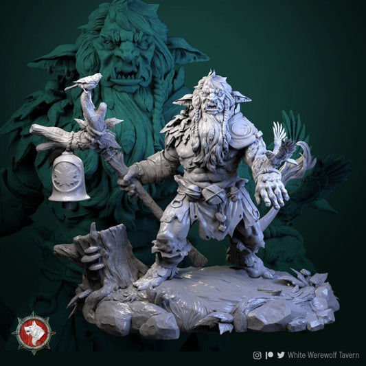 Leshy | 3D Printed Resin Model | Ideal for DnD, RPG, Table top Gaming, Fantasy, Wargaming, Beastmen, The 9th Age,