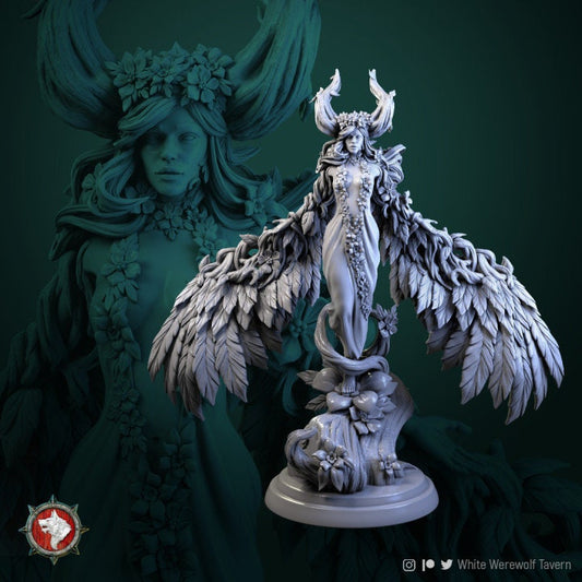Tarnia Wood Elf Queen | Role Play games | 3D Printed Resin Model- Ideal for DnD, table top Gaming, Fantasy, Wargaming, Humanoid Supernatural