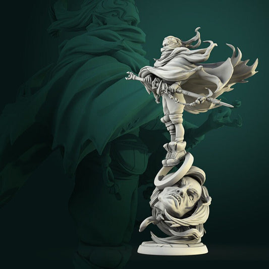 Kunar Giant Slayer | 3D Printed Resin Model | Ideal for DnD, RPG, table top Gaming, Fantasy, Wargaming, Giant Slayer, Greek Mythology