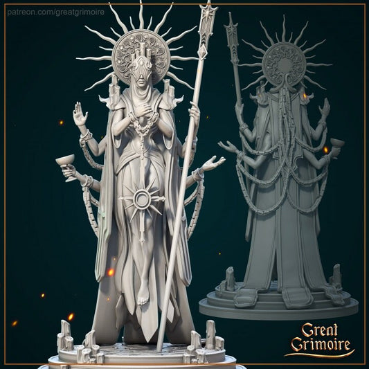 Milady Of Grace | 3D Printed Resin Model | Ideal for DnD, RPG, Table top Gaming, Fantasy, Wargaming, Medieval, Magical